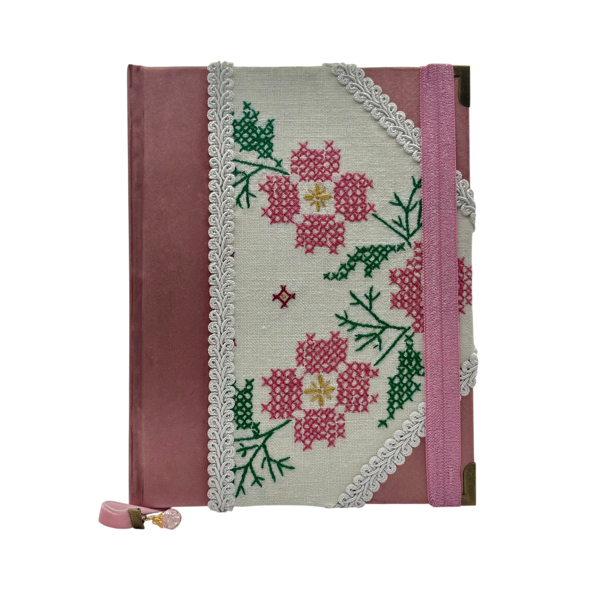 Pink Satin Floral
