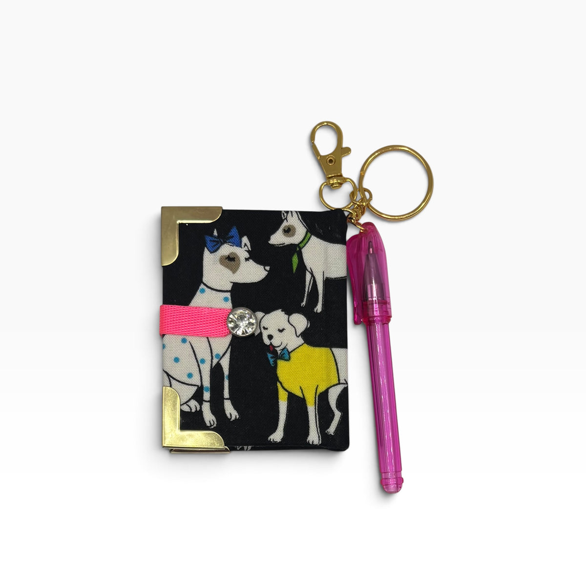 Fancy Puppies Keychain Clip