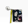 Purple Kitten Keychain Clip
