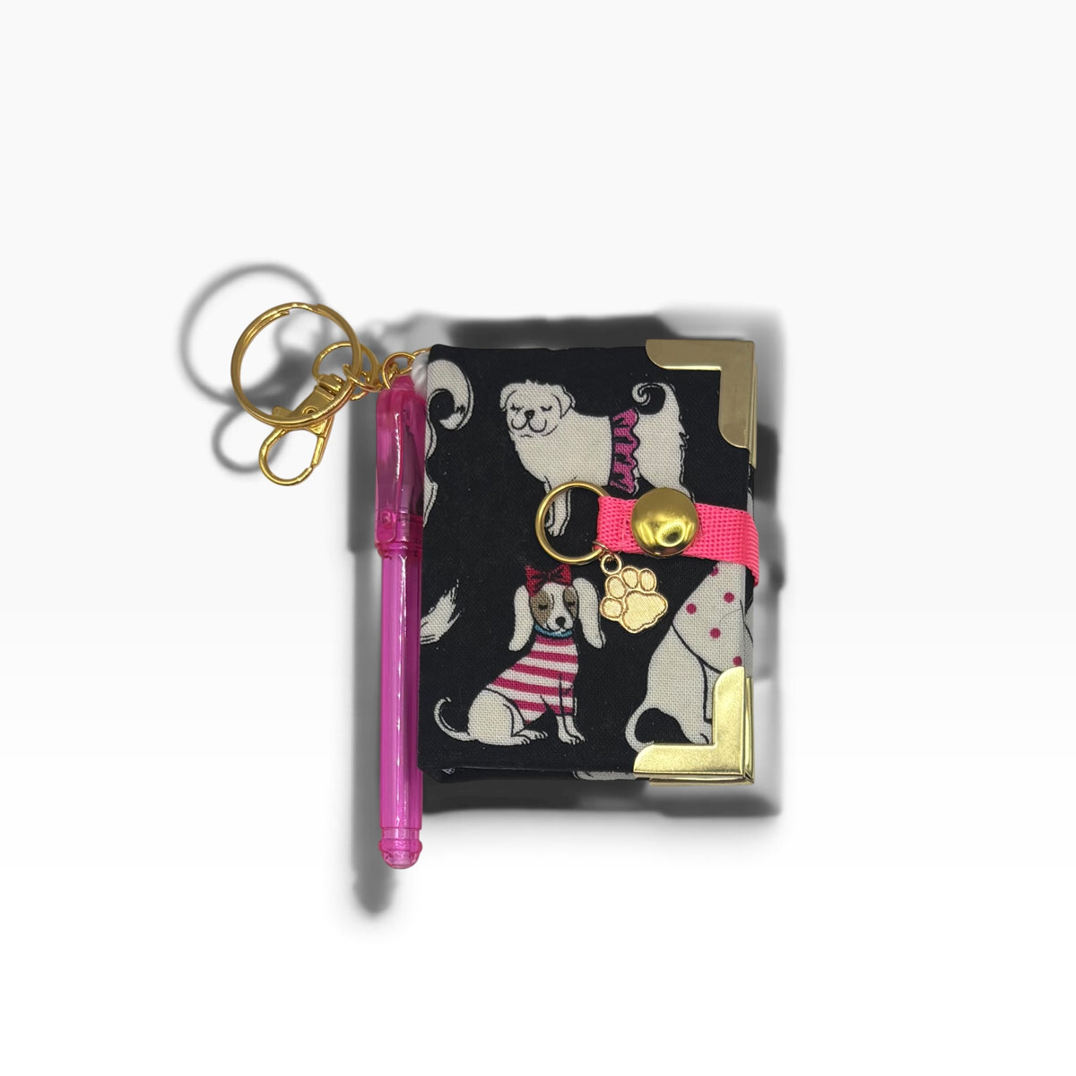 Fancy Puppies Keychain Clip