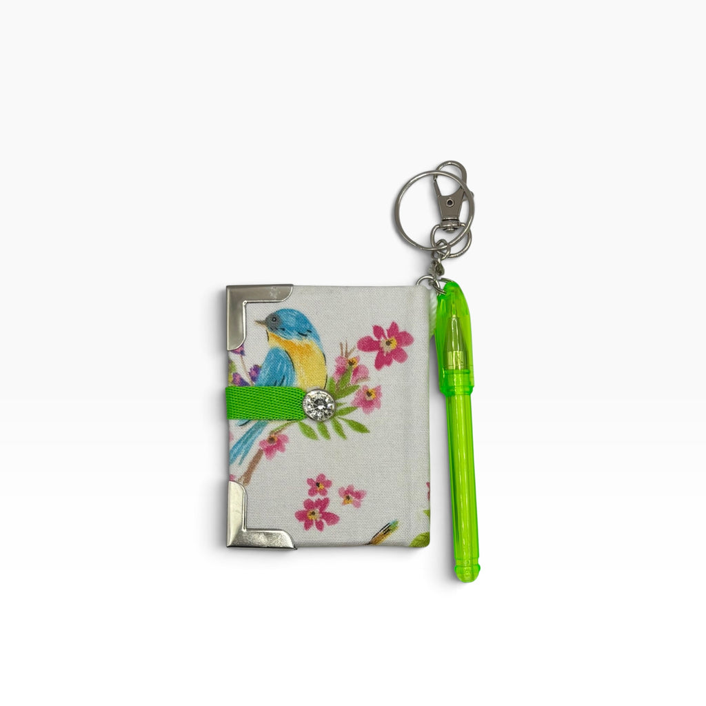 Blue Bird Keychain Clip