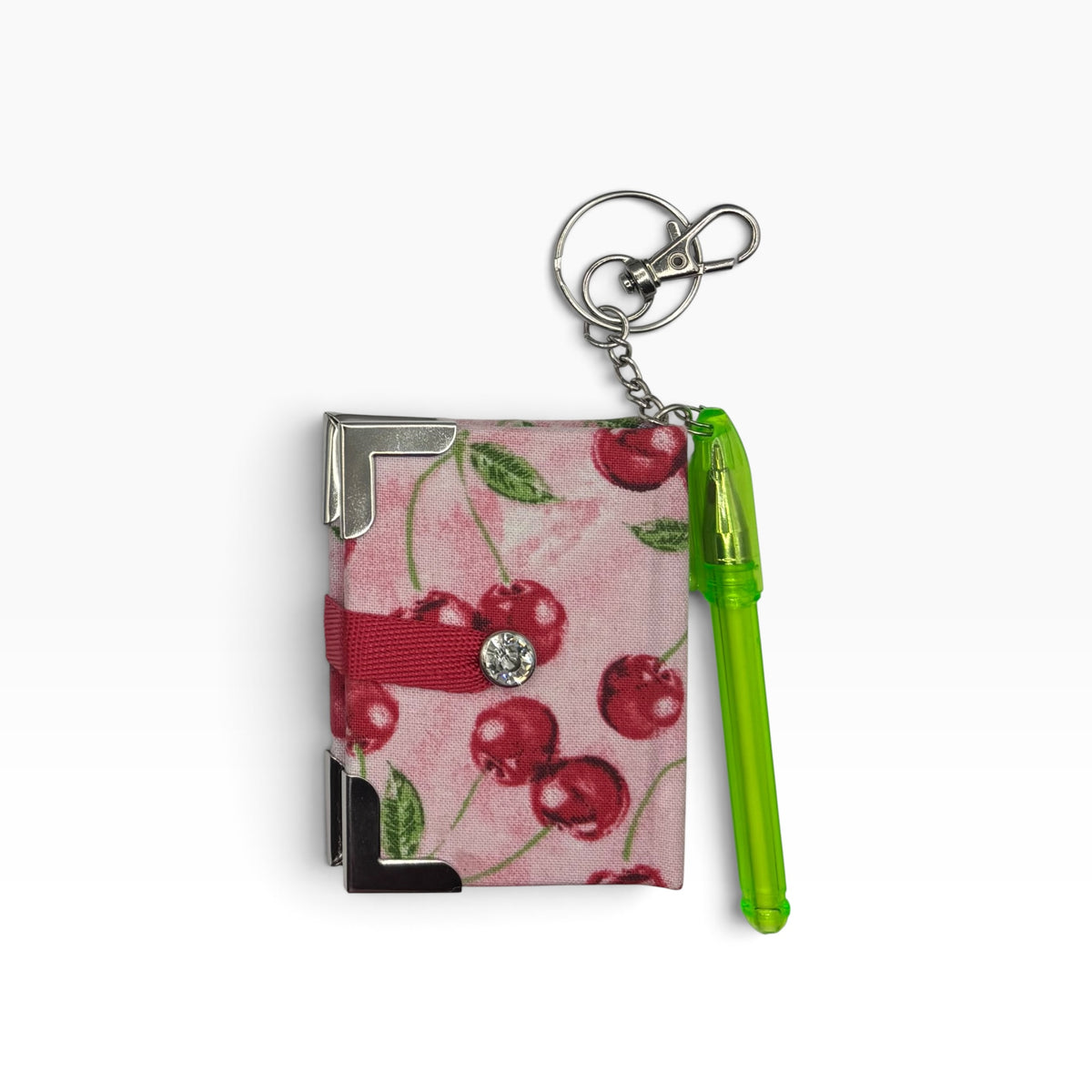Cherries Keychain Clip